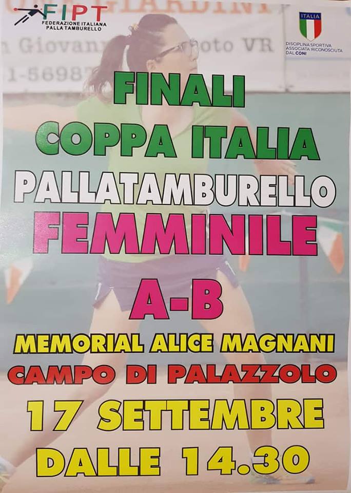 COPPA ITALIA OPEN FEMMINILE di Serie A e Serie B - Memorial Alice Magnani