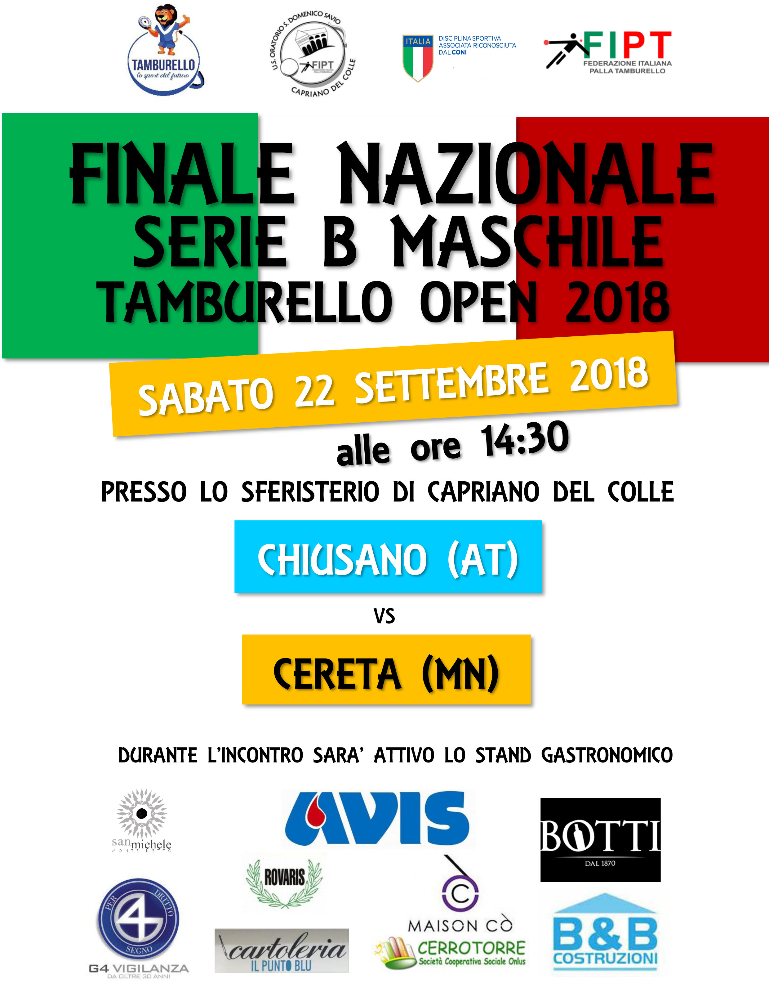 Locandina_FINALE_SERIE_B_open_2018_DEFINITIVO Locandina_FINALE_SERIE_B_open_2018_DEFINITIVO