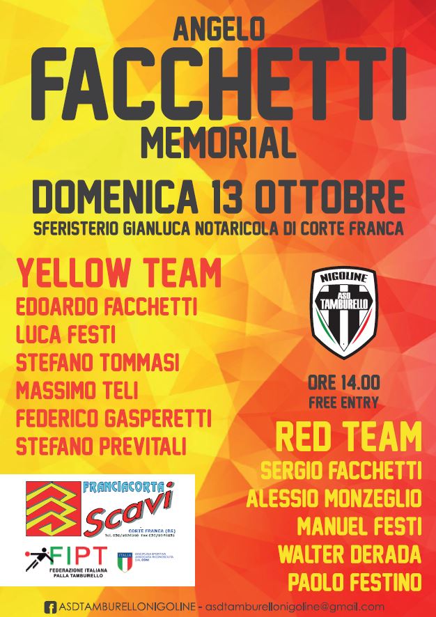 Memorial Angelo Facchetti