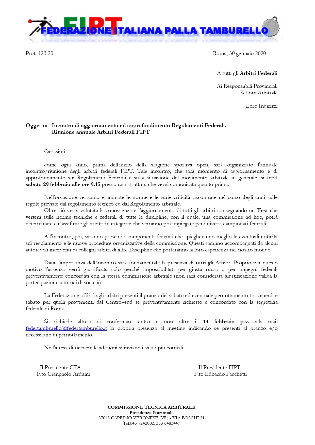 123.20 Meeting Nazionale Arbitri FIPT 2020 page 0001
