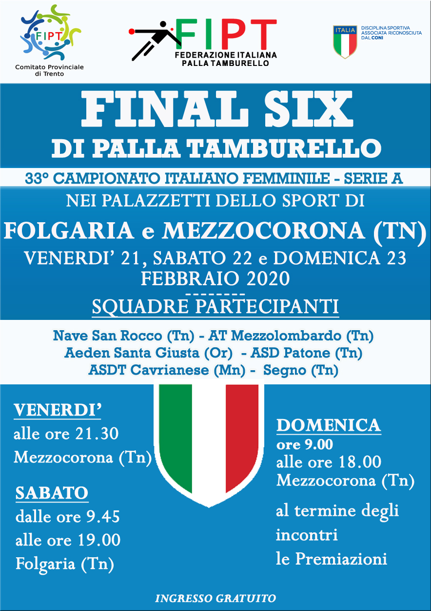 Finali Serie A INDOOR Femminile