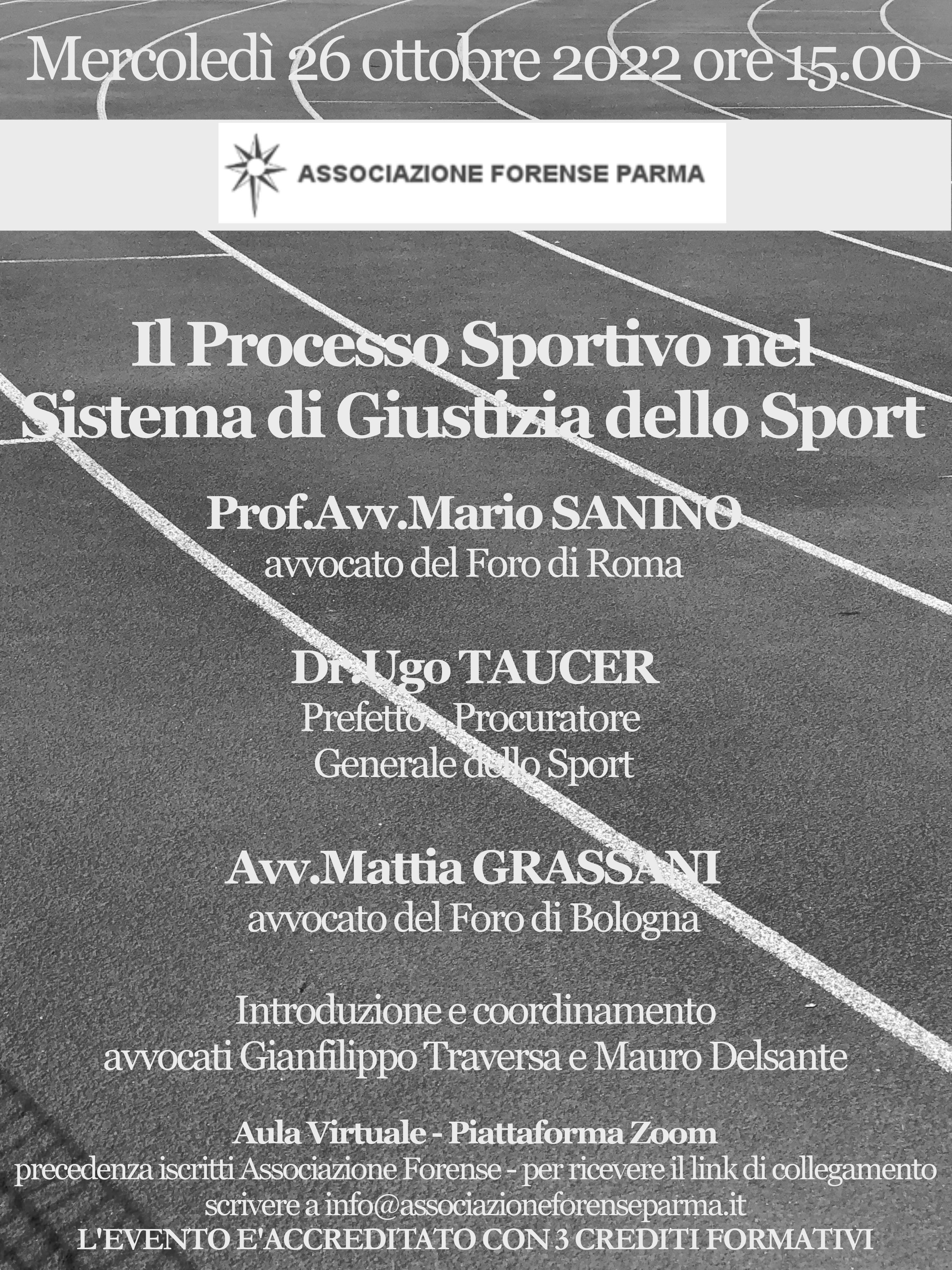 Il Processo Sportivo locandina
