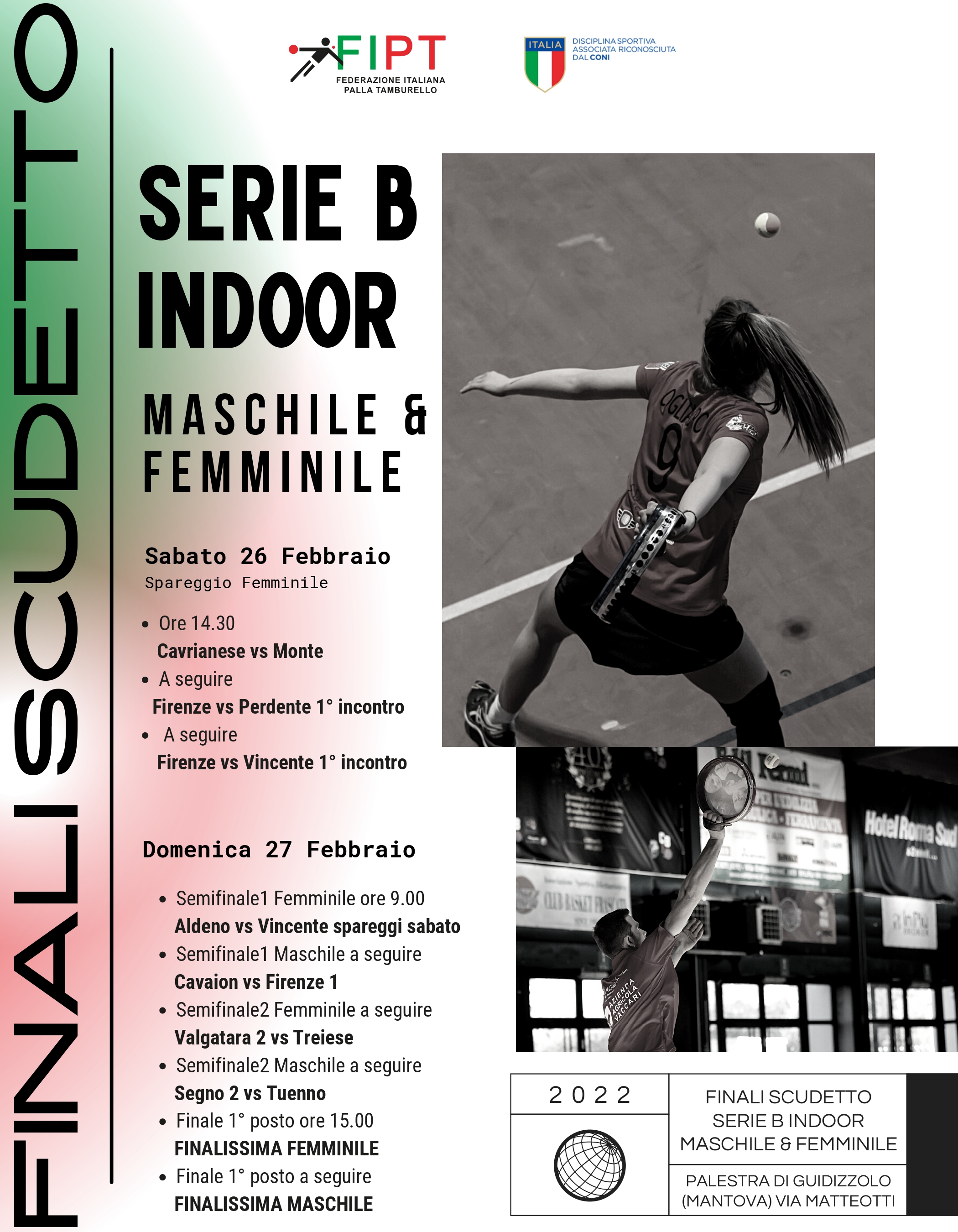 FINALI SCUDETTO SERIE B MASCHILE E FEMMINILE page 0001