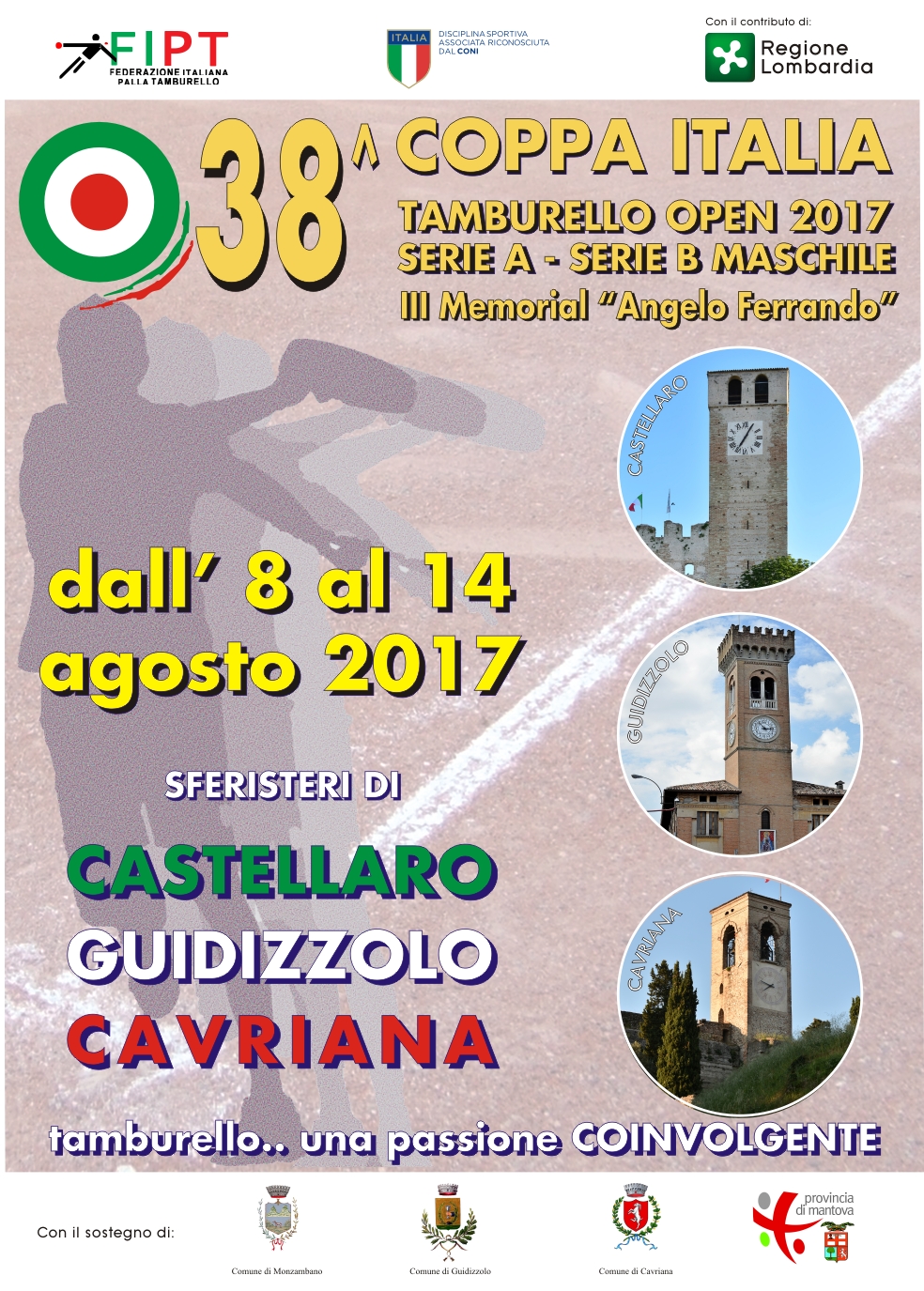 Locandina Coppa Italia Open 2017