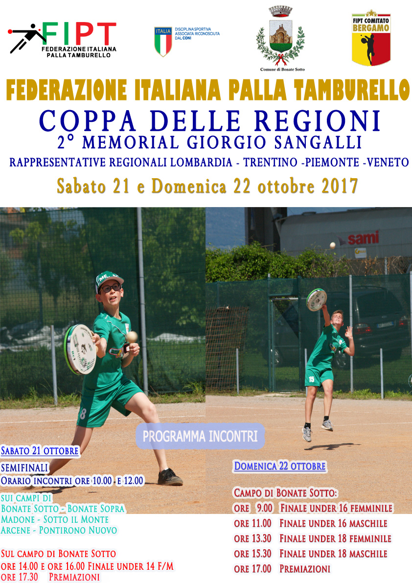 Locandina Trofeo Sangalli 2017