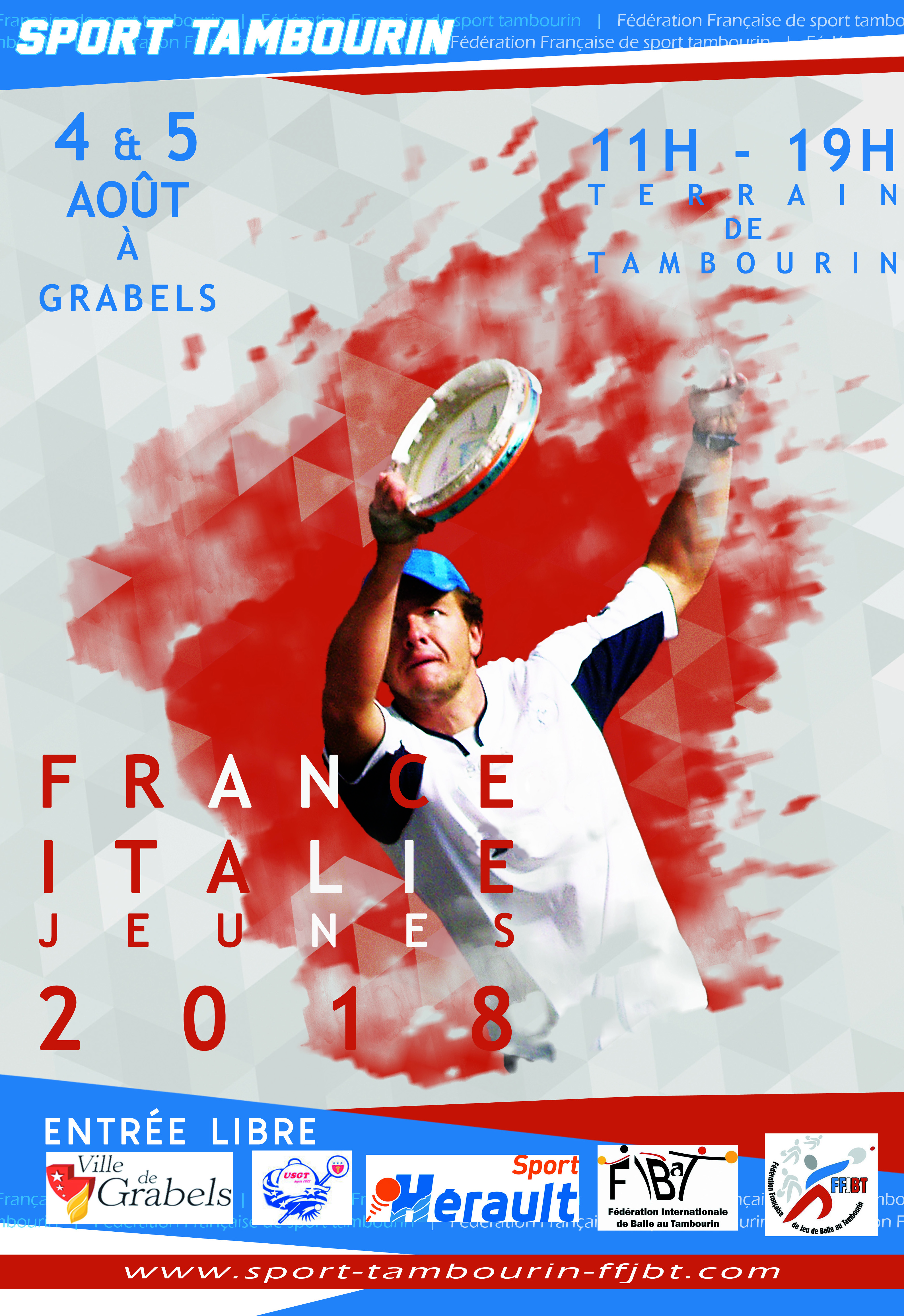 Affiche Fédé France Italie Repro