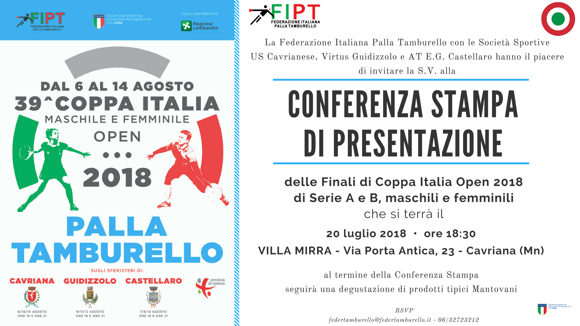 Invito Conferenza stampa