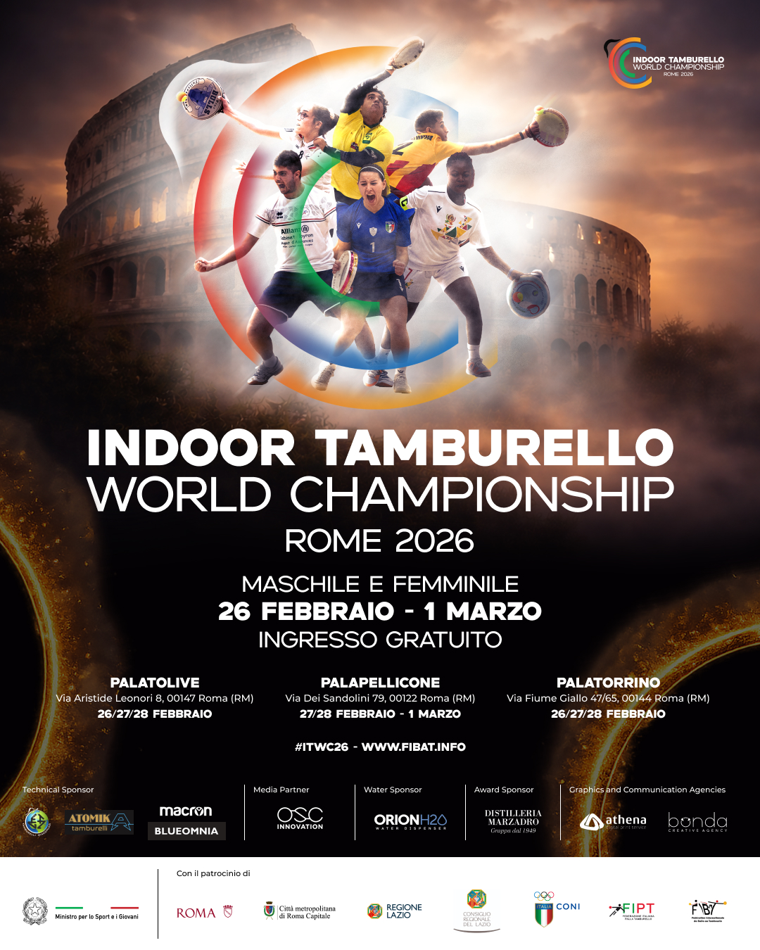 Def Indoor Tamburello World Championship 2026