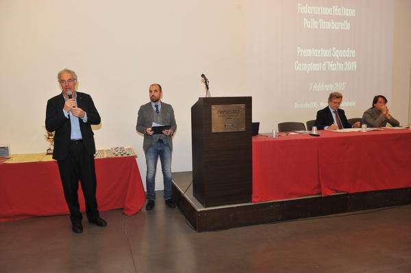 Premiazioni Squadre Campioni d'Italia 2014