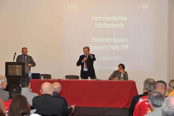 Premiazioni Squadre Campioni d'Italia 2014