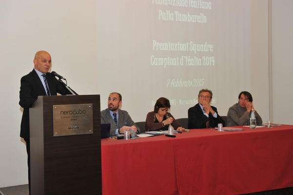 Premiazioni Squadre Campioni d'Italia 2014