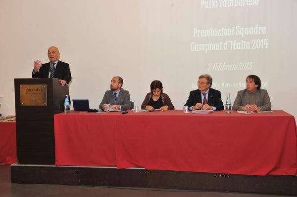 Premiazioni Squadre Campioni d'Italia 2014